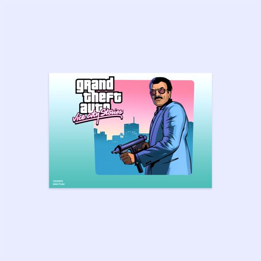 پوستر هومرو مدل فلزی طرح GTA کد PS524