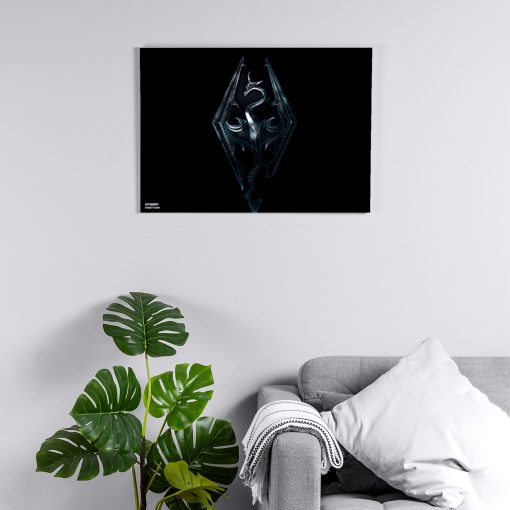 پوستر هومرو مدل فلزی طرح Skyrim کد PS746
