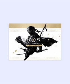 پوستر هومرو مدل فلزی طرح Ghost of tsushima کد PS853