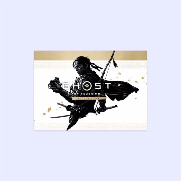 پوستر هومرو مدل فلزی طرح Ghost of tsushima کد PS853