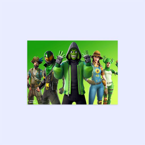 پوستر هومرو مدل فلزی طرح Fortnite کد PS456