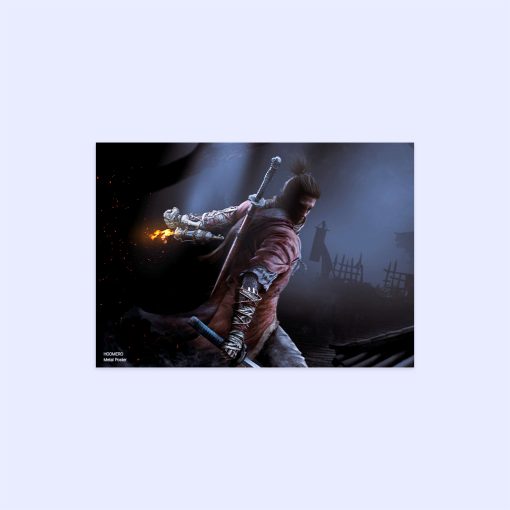 پوستر هومرو مدل فلزی طرح Sekiro کد PS966