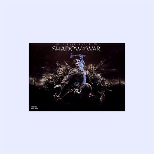 پوستر هومرو مدل فلزی طرح Shadow of War کد PS737