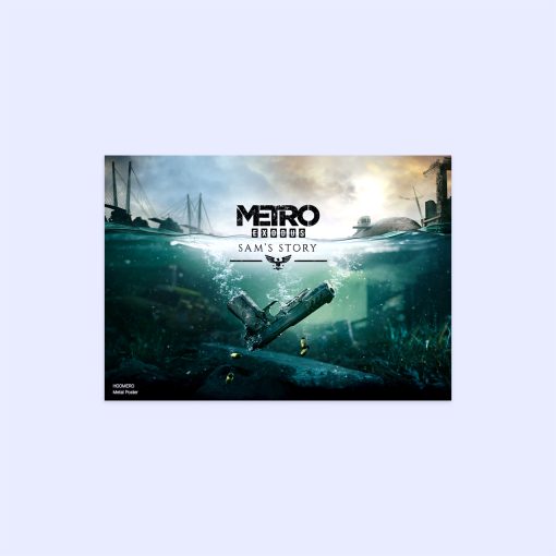 پوستر هومرو مدل فلزی طرح Metro کد PS602