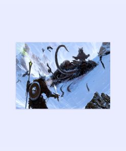 پوستر هومرو مدل فلزی طرح Skyrim کد PS751