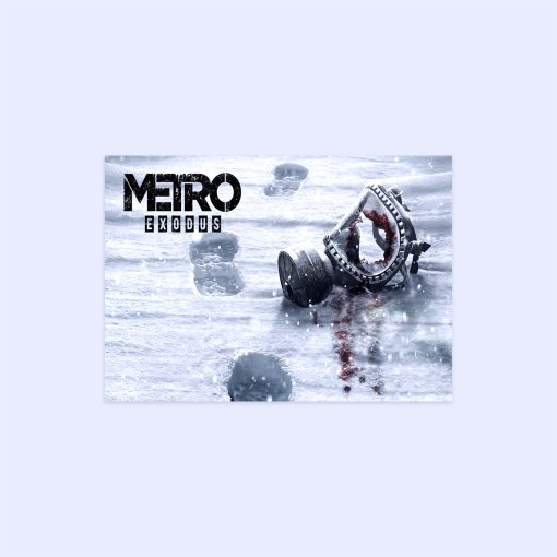 پوستر هومرو مدل فلزی طرح Metro کد PS599