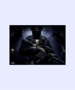 پوستر هومرو مدل فلزی طرح Rainbow six siege کد PS672