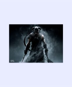 پوستر هومرو مدل فلزی طرح Skyrim کد PS745