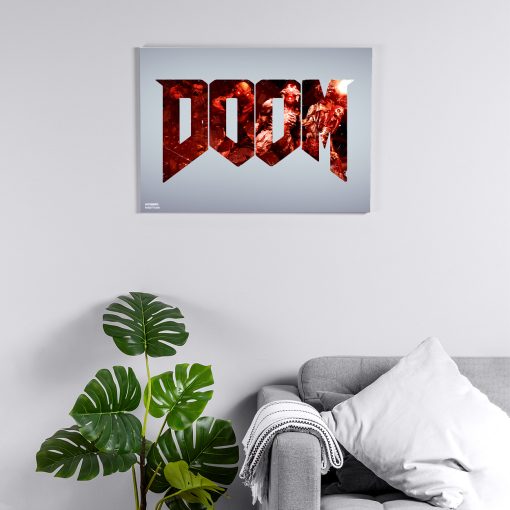 پوستر هومرو مدل فلزی طرح DOOM کد PS335
