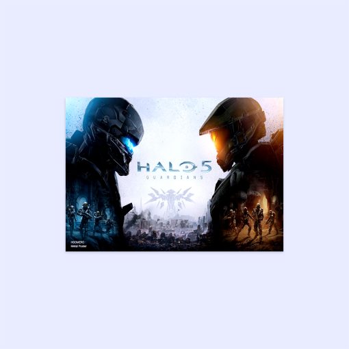پوستر هومرو مدل فلزی طرح HALO کد PS553