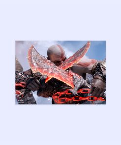پوستر هومرو مدل فلزی طرح God of War کد PS481