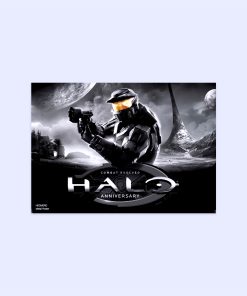 پوستر هومرو مدل فلزی طرح HALO کد PS544