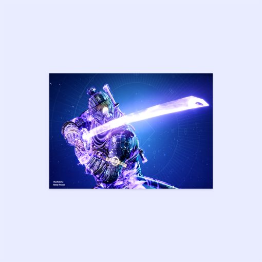 پوستر هومرو مدل فلزی طرح Ghost of tsushima کد PS843