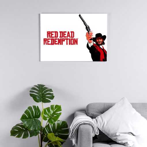 پوستر هومرو مدل فلزی طرح Red Dead Redemption کد PS678
