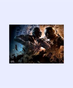 پوستر هومرو مدل فلزی طرح Rainbow six siege کد PS661