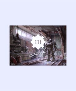 پوستر هومرو مدل فلزی طرح Fallout کد PS403