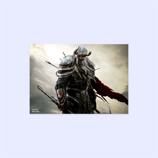 پوستر هومرو مدل فلزی طرح Skyrim کد PS752