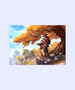 پوستر هومرو مدل فلزی طرح Ghost of tsushima کد PS861