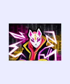 پوستر هومرو مدل فلزی طرح Fortnite کد PS453