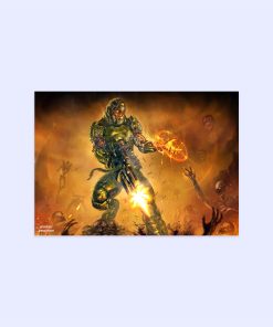 پوستر هومرو مدل فلزی طرح DOOM کد PS336