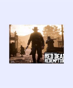 پوستر هومرو مدل فلزی طرح Red Dead Redemption کد PS692
