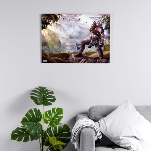 پوستر هومرو مدل فلزی طرح God of War کد PS487