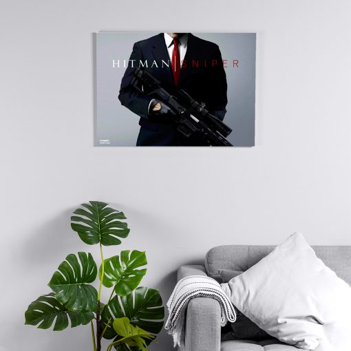 پوستر هومرو مدل فلزی طرح Hitman کد PS572