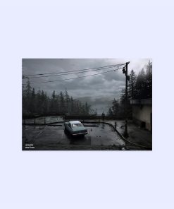 پوستر هومرو مدل فلزی طرح Silent Hill کد PS982