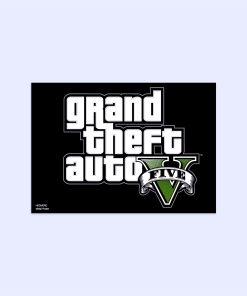پوستر هومرو مدل فلزی طرح GTA کد PS540