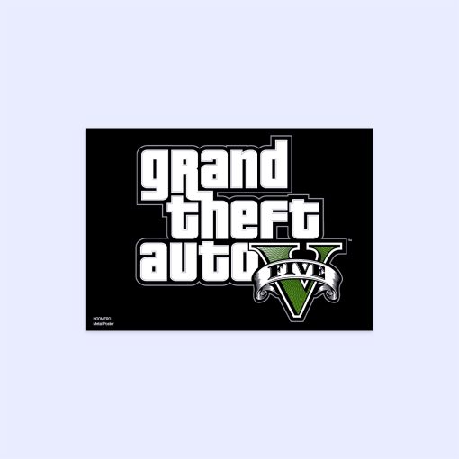 پوستر هومرو مدل فلزی طرح GTA کد PS540