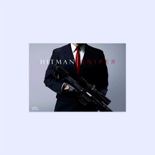 پوستر هومرو مدل فلزی طرح Hitman کد PS572