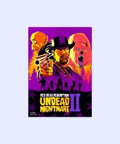 پوستر هومرو مدل فلزی طرح Red Dead Redemption کد PS706