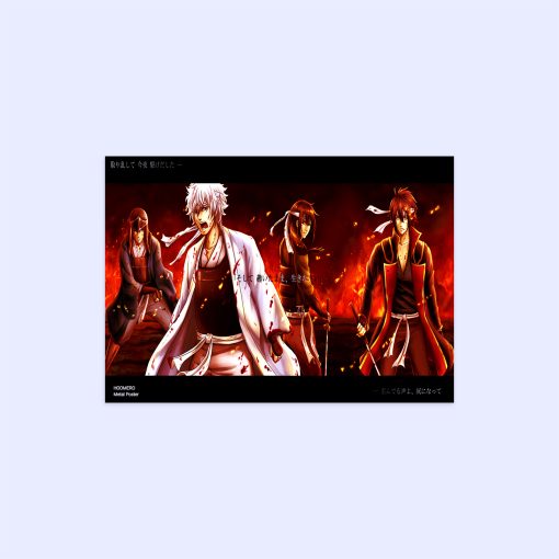 پوستر هومرو مدل فلزی طرح انیمه Gintama کد PS1233