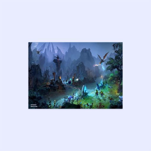 پوستر هومرو مدل فلزی طرح DotA2 کد PS345