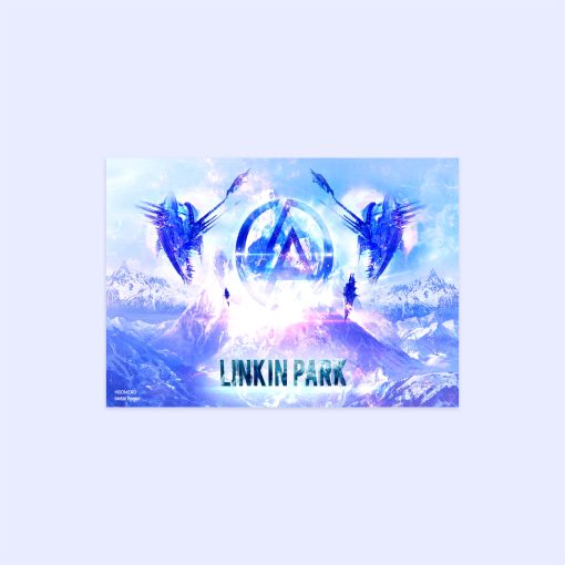 پوستر هومرو مدل فلزی طرح موسیقی Linkin Park کد PS1478