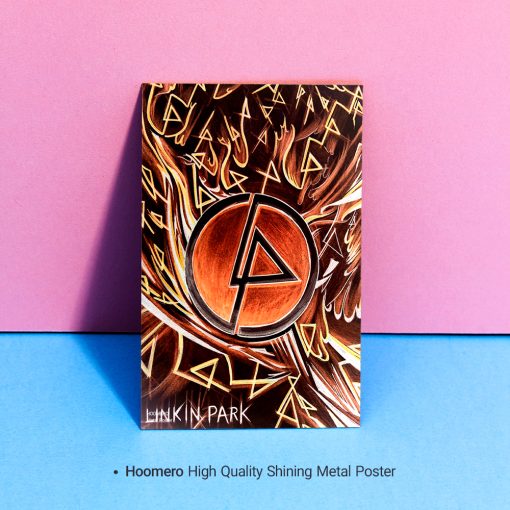 پوستر هومرو مدل فلزی طرح موسیقی Linkin Park کد PS1490