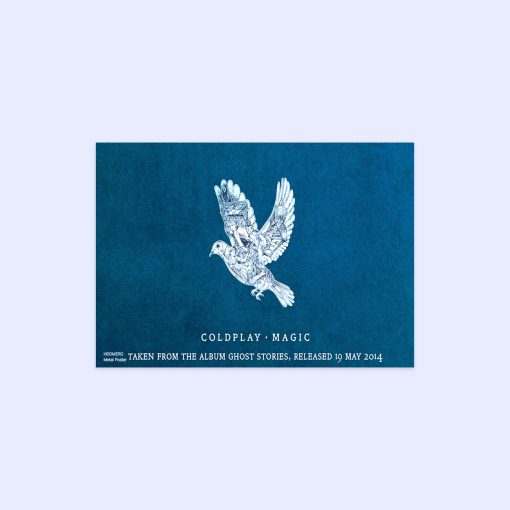 پوستر هومرو مدل فلزی طرح موسیقی COLDPLAY کد PS1468