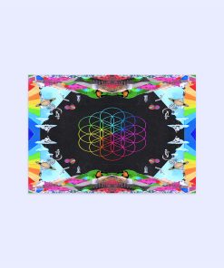 پوستر هومرو مدل فلزی طرح موسیقی COLDPLAY کد PS1472