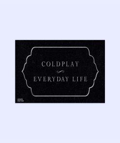 پوستر هومرو مدل فلزی طرح موسیقی COLDPLAY کد PS1465