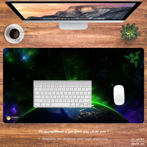 ماوس پد مخصوص بازی مدل MX514 طرح Razer Consumer electronics company
