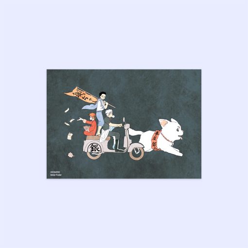 پوستر هومرو مدل فلزی طرح انیمه Gintama کد PS1247