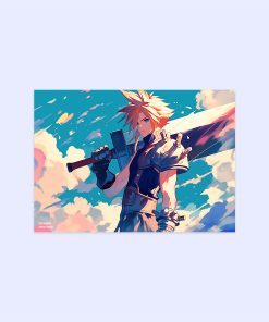 پوستر هومرو مدل فلزی طرح بازی Final Fantasy کد PS1198