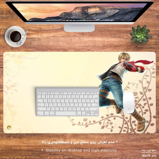 ماوس پد مخصوص بازی هومرو مدل MX928 طرح بازی تکن