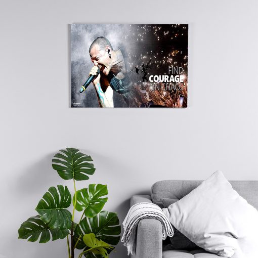 پوستر هومرو مدل فلزی طرح موسیقی Linkin Park کد PS1479