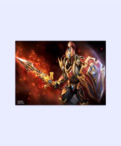 پوستر هومرو مدل فلزی طرح DotA2 کد PS341