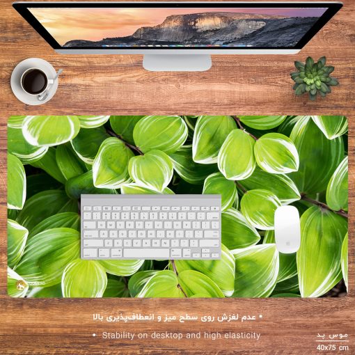 ماوس پد هومرو مدل MX765 طرح گل و برگ