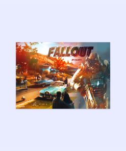 پوستر هومرو مدل فلزی طرح Fallout کد PS400