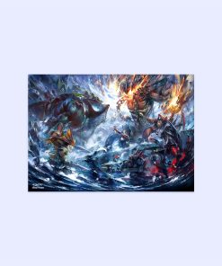 پوستر هومرو مدل فلزی طرح DotA2 کد PS351