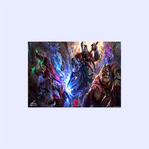 پوستر هومرو مدل فلزی طرح DotA2 کد PS367