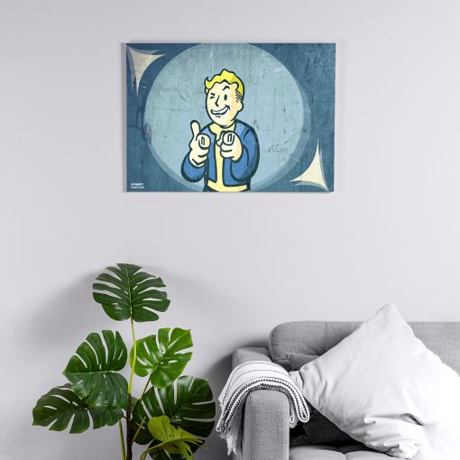 پوستر هومرو مدل فلزی طرح Fallout کد PS398